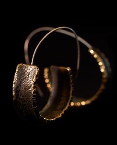 Imogen Gallery Erika Laureano Oxidized embossed brass