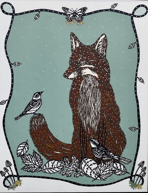 Imogen Gallery  Papercut assemblage