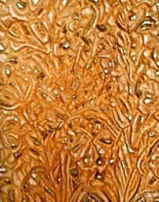 Imogen Gallery Tom Cramer 23kt Gold Leaf on Pine Wood Carved Relief