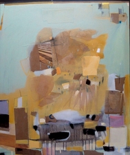 Imogen Gallery Diane Kingzett Oil and paper on panel
