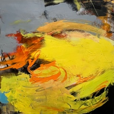 Imogen Gallery Darren Orange Oil on panel