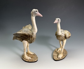 Imogen Gallery Stan Peterson 10.5" X 6" X 6" and 8.5" X 6" X 3"