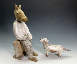Imogen Gallery Stan Peterson 14" X 5" X 7" and 6" X 9" X 2.5"