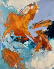 Imogen Gallery Darren Orange 40" X 30"