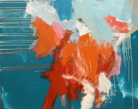 Imogen Gallery Darren Orange 24" X 30"