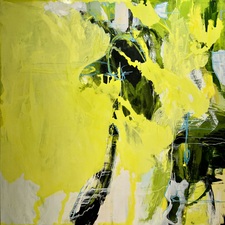 Imogen Gallery Darren Orange 48" X 48"