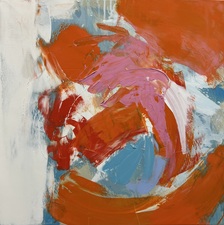 Imogen Gallery Darren Orange Oil on panel