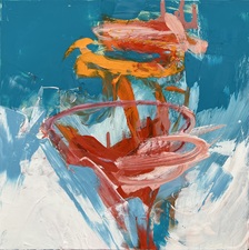 Imogen Gallery Darren Orange 10" X 10"
