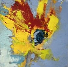 Imogen Gallery Darren Orange 12" X 12"