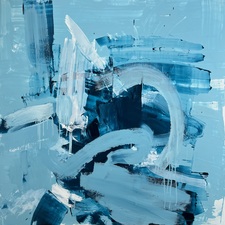 Imogen Gallery Darren Orange 48" X 48"