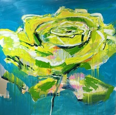 Imogen Gallery Darren Orange 60" X 60"
