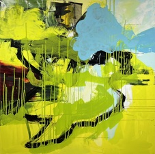 Imogen Gallery Darren Orange 48" X 48"