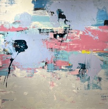Imogen Gallery Darren Orange 60" X 60"