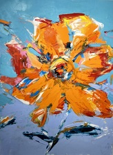 Imogen Gallery Darren Orange 30" X 24"