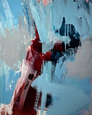 Imogen Gallery Darren Orange 30" X 24"