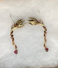 Imogen Gallery Forged, Found and Cast Sterling Silver and Garnet