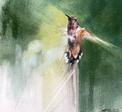 Imogen Gallery April Coppini Pastel and charcoal on paper
