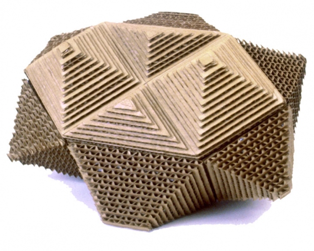Ivan Sherman Corrugated Crafts Hand-cut corrugated