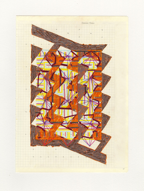Jacob Rhoads Compromise Formations Ink and Colored Pencil on Paper