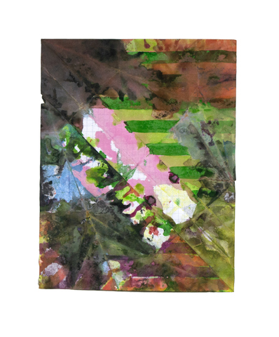 Jacob Rhoads Folds acrylic on folded  paper