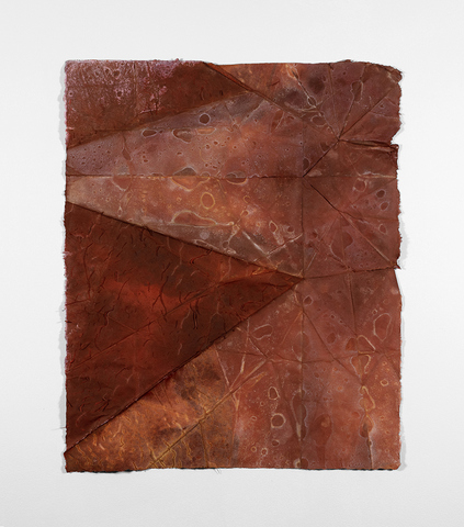 Jacob Rhoads Folds acrylic on folded paper