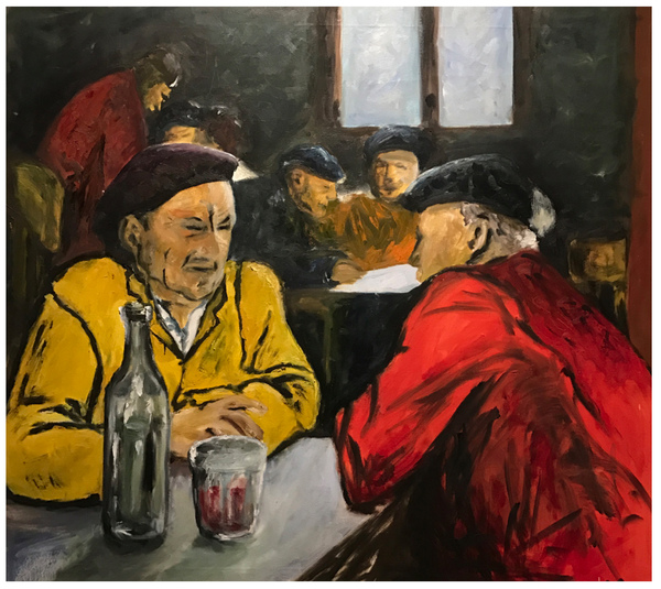 The Frenchmen Early work Oil on canvas