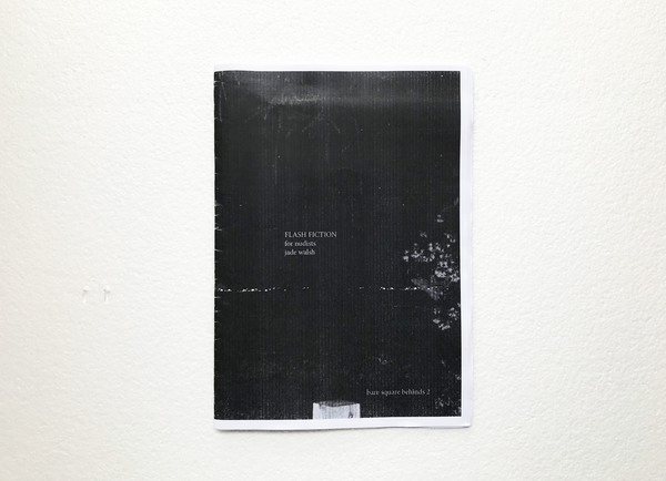 Flash Fiction For Nudists Zines A5 black and white