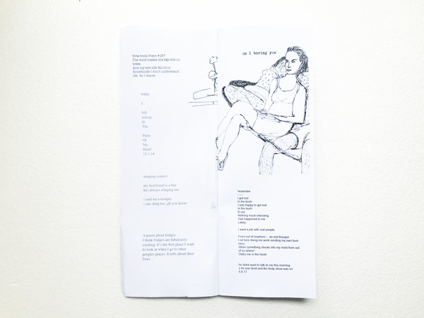 Deadpan Poems for People in Despair Zines