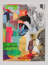 Jaime Scholnick Newest Drawings/Collages 2013 mixed media collage