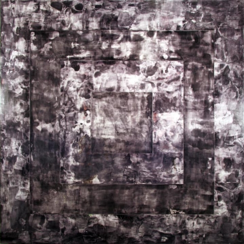 High Noon Times Four paintings Pigment and plaster on wood
