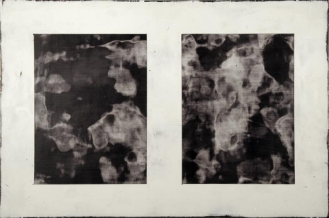 Spirit Photographs paintings Pigment and plaster on wood