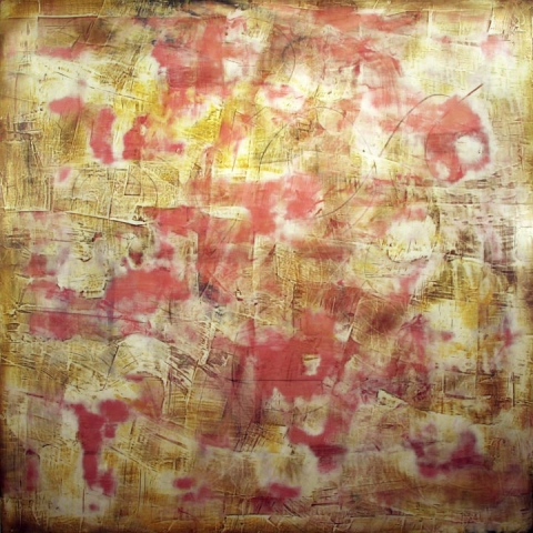 Flesh and Blood paintings Pigment and plaster on wood