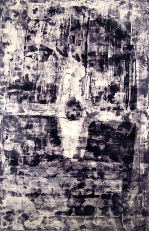 Each Other paintings Pigment and plaster on wood