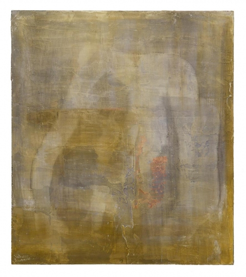 Subtle Gray Bathroom Nude paintings Pigment and plaster on wood