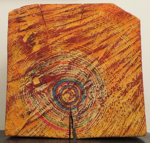 A Corsican's Buzz paintings Pigment & plaster on wood