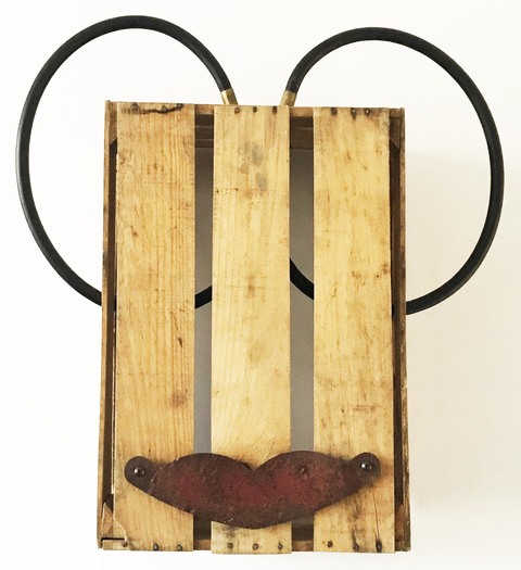 Hospital Lady assemblages & sculptures Mixed Media, Crate