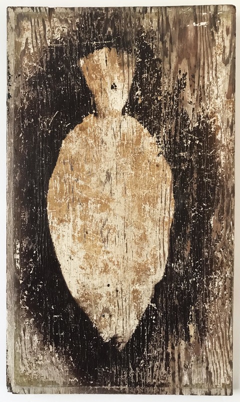 Pope Ghost paintings Pigment on Wood