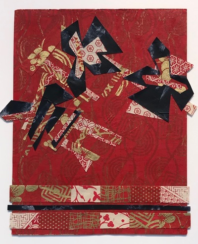 Dancing Heart #2 Moments Redefined | Richard Crangle and Kristine Fisher Collage, mixed media