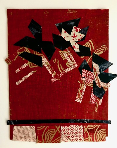 Dancing Heart #1 Moments Redefined | Richard Crangle and Kristine Fisher Collage, mixed media