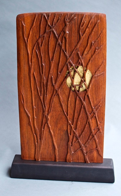 Moonlight Through the Trees Moments Redefined | Richard Crangle and Kristine Fisher Sapele and Ebonized Cherry woods, gold leaf