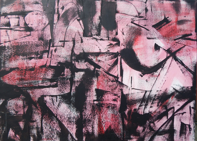 Leavings Jack Evans | AS IS Oil based enamel on canvas