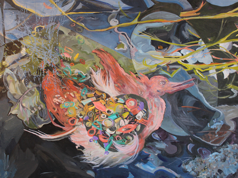 Pretty Plastics Private Mythologies oil on canvas