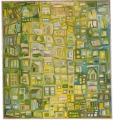 Jane McMahan Grid Paintings Oil on canvas