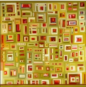 Jane McMahan Grid Paintings Oil on canvas
