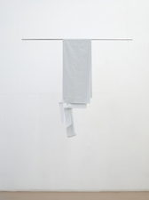 Janet Passehl Image Gallery 2_cut, folded, ironed, draped, hung, lain, tossed cloth, aluminum, string