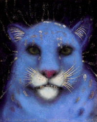 JAN HARRISON The Corridor Series - Big Cats, and Other Animals 2009-2012 Pastel and ink on rag paper