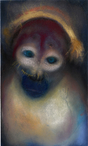 JAN HARRISON The Corridor Series - Primates/Birds 2009-2011 Pastel, charcoal, ink and oilstick on rag paper