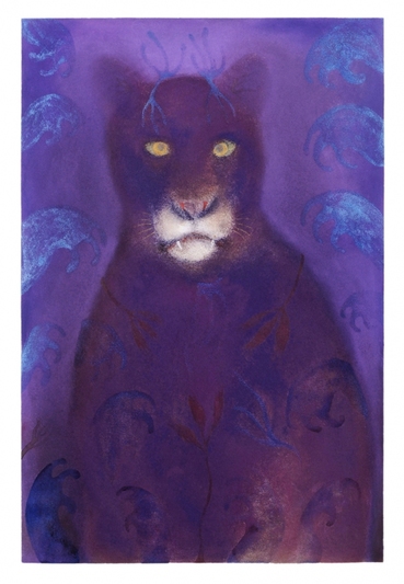 JAN HARRISON The Corridor Series - Big Cats, and Other Animals 2009-2012 Pastel, charcoal and ink on lavis fidelis paper