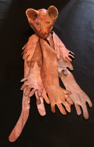 JAN HARRISON Recent Sculpture: Sculptural Installations and Puppets Hand puppet: porcelain, encaustic, ink, cotton cloth, thread 