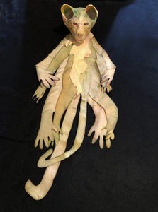 JAN HARRISON Recent Sculpture: Sculptural Installations and Puppets Hand puppet, porcelain, ink, encaustic, and cloth